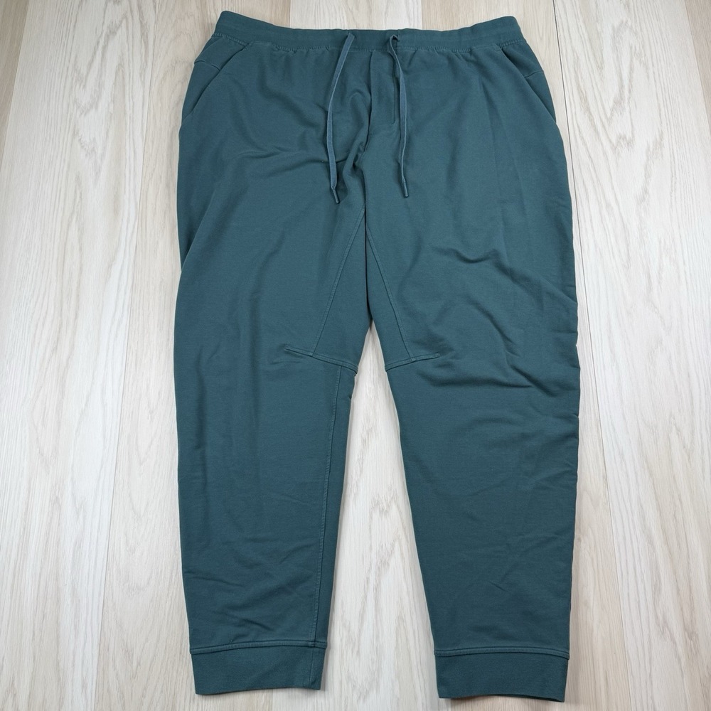 Lululemon Green City Sweat Jogger Pant Tapered Stretch Mens Size 3XL LM5AJTS - Picture 2 of 11